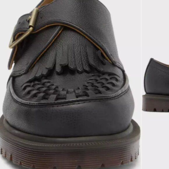 DR. MARTENS Ramsey Kiltie WOVEN Buckle Monk Loafer Creepers MSRP$210 CHIC&UNIQUE main image 2